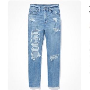 AE Stretch Highest Waist 90s Boyfriend Jeans